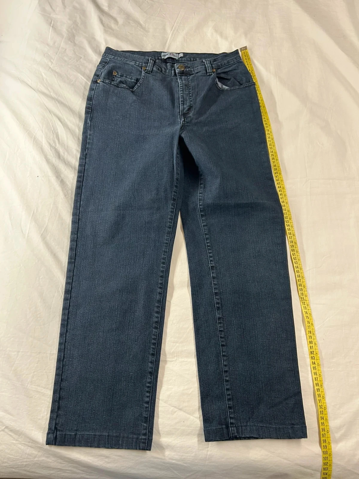 Jean bleu marine taille haute cecile d’orges